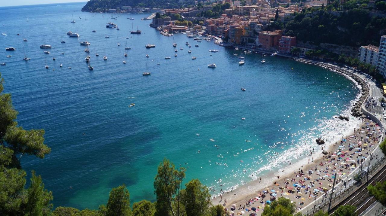 Appartement Bord De Mer Residence L'Ange Gardien ヴィルフランシュ・シュル・メール エクステリア 写真
